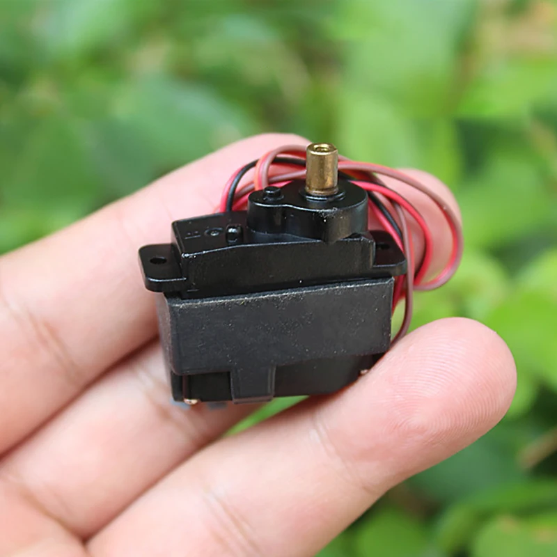 360 Degree 3.7V 32rpm High Torque 14g Metal Gear Servo Motor 5 Wire with M10 DC Motor for RC Car Rob