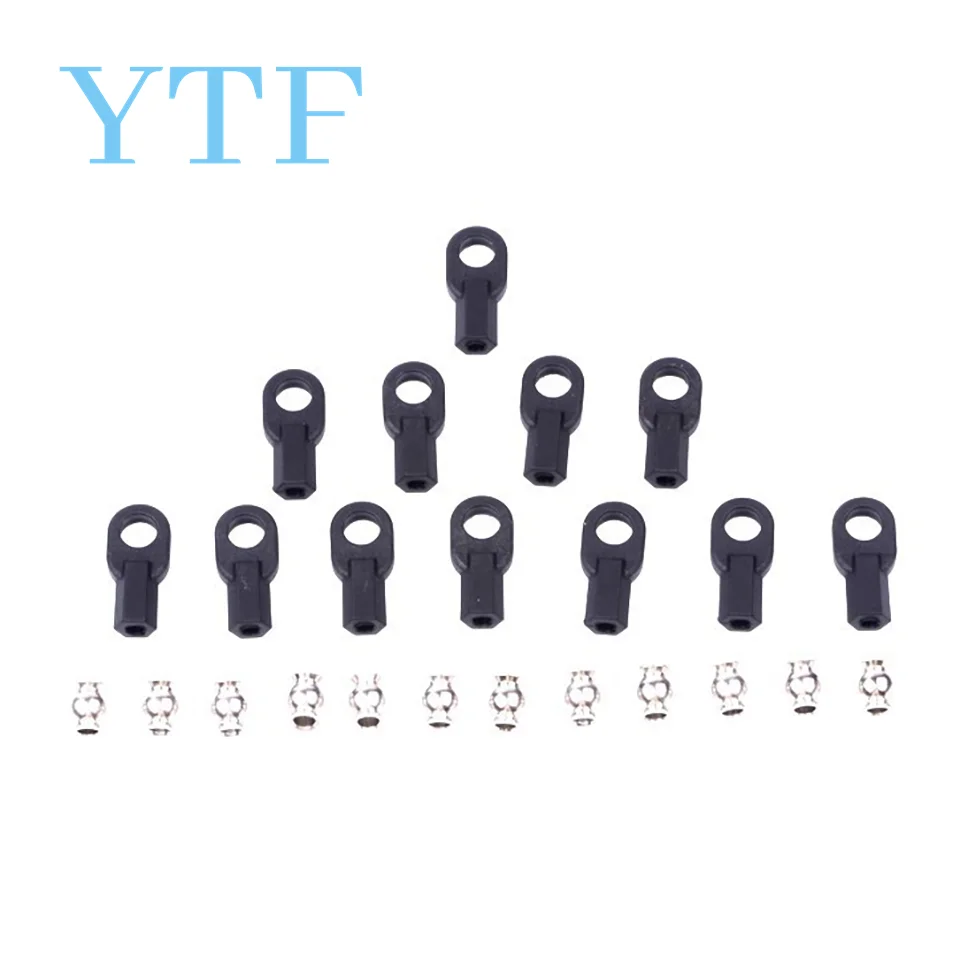 3D Printer Parts M3 or M4 5347 Delta Ball Rod Head Sleeve Buckle General Header Parallel Arm Carbon 
