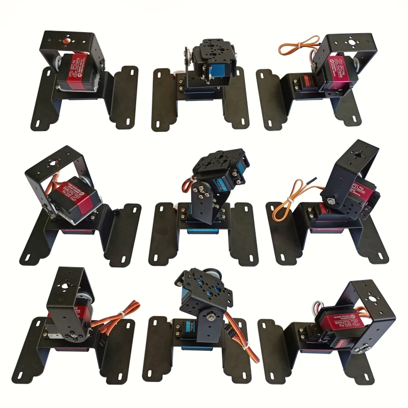 2 Dof Robot Arm Horizontal And Vertical  Gimbal Bracket DIY Fixed Accessories Suitable for MG996 Ste