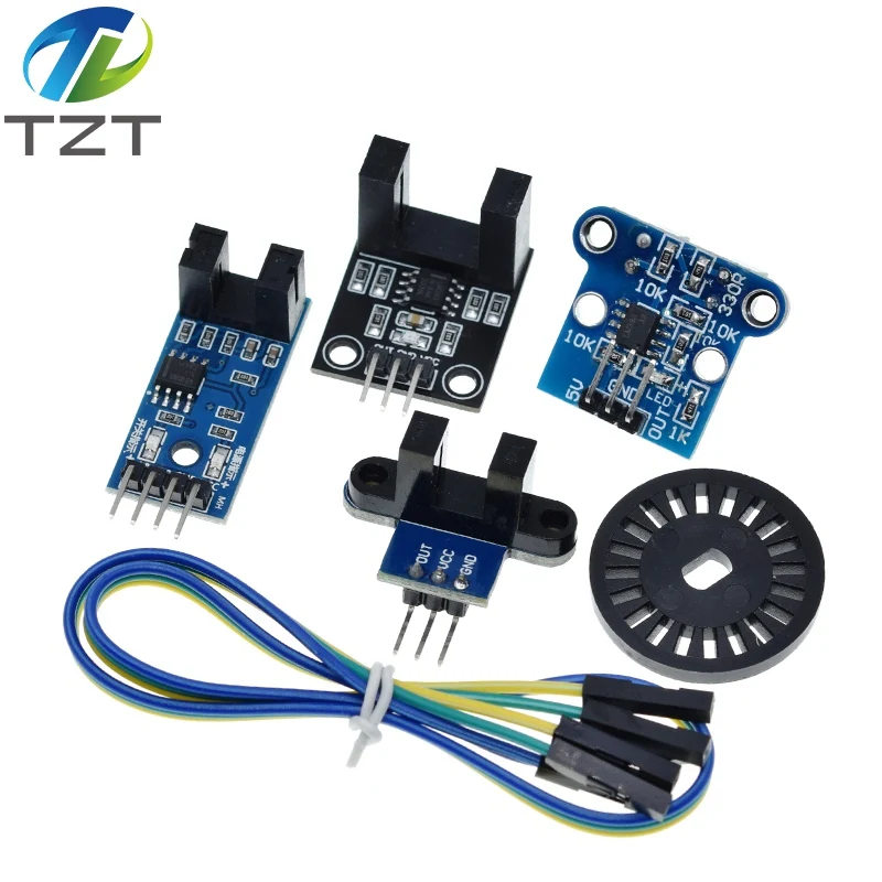 Photoelectric Beam Speed Sensor Module 3.3V-5V Slot-Type Optocoupler Tacho-Generator Counter For Ard