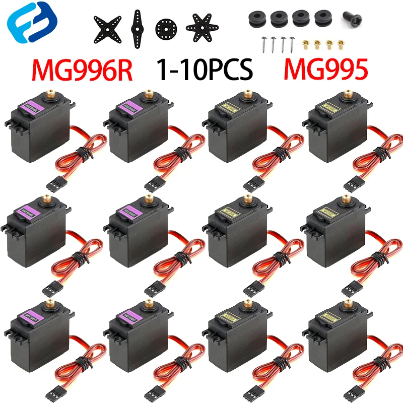 MG995 MG996R Servos Digital MG996 MG995 Servo Metal Gear for Model Helicopter Boat For Arduino UNO d