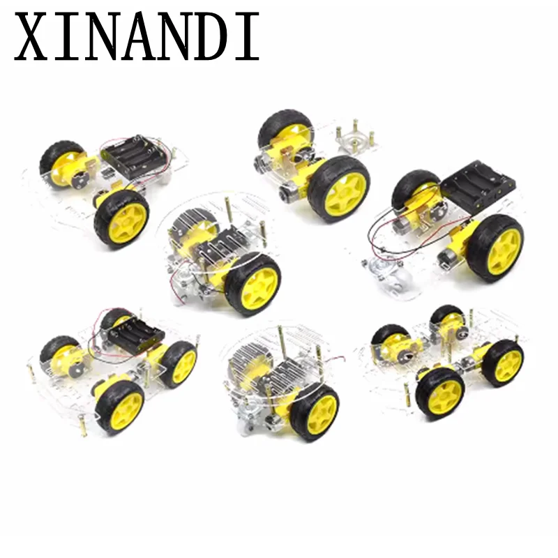 DIY Avoidance tracking Motor Smart Robot Car Chassis Kit Speed Encoder Battery Box2WD Ultrasonic mod