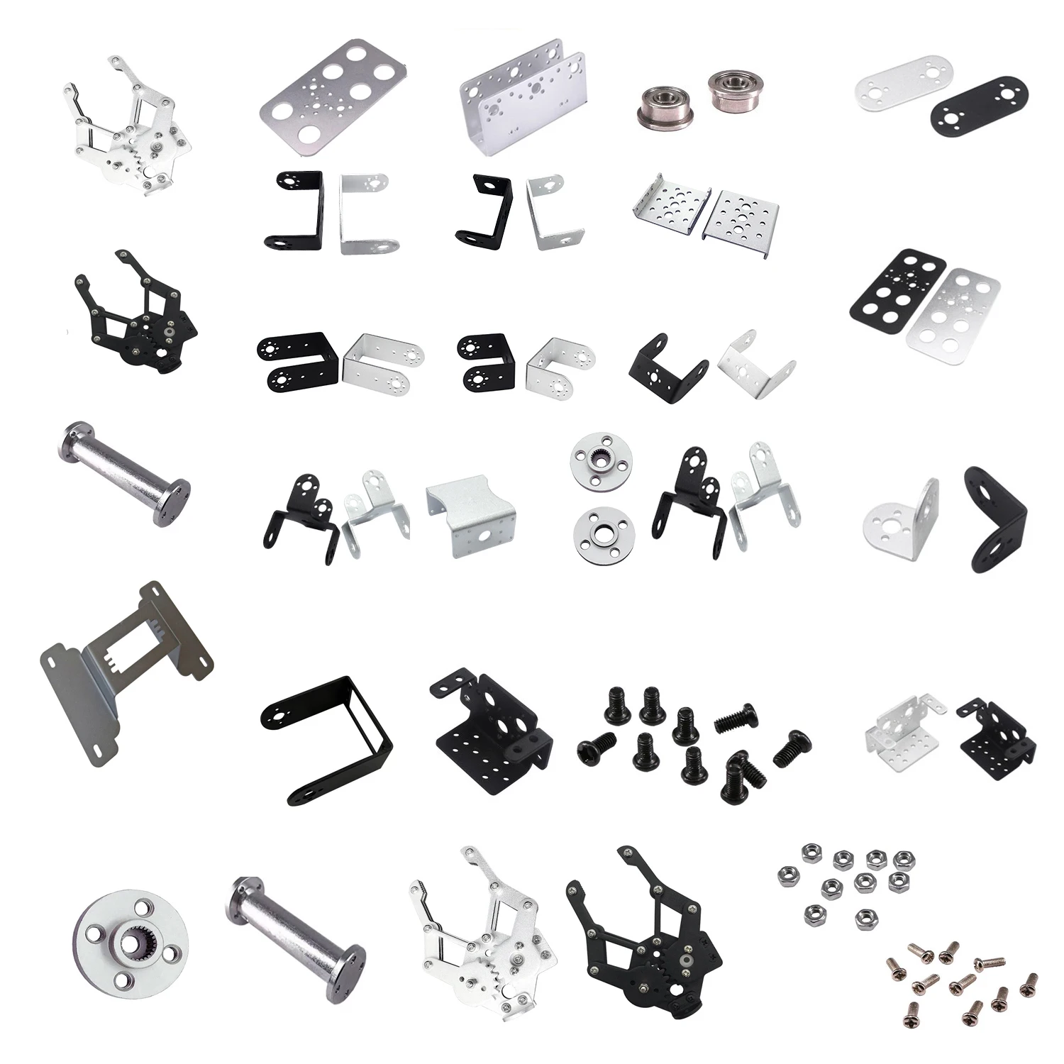 Servo Bracket For Robot Arm Humanoid Standard Servo Bearing Bracket To DIY Kit Robotic Part Accessor