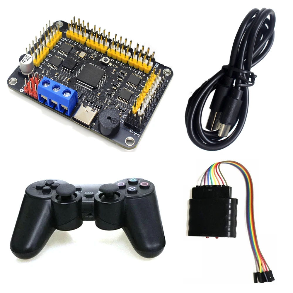 32 Channel Servo Control Board Robot Servo Controller with PC and Ps2 Remote Control Kit FOR Multi D