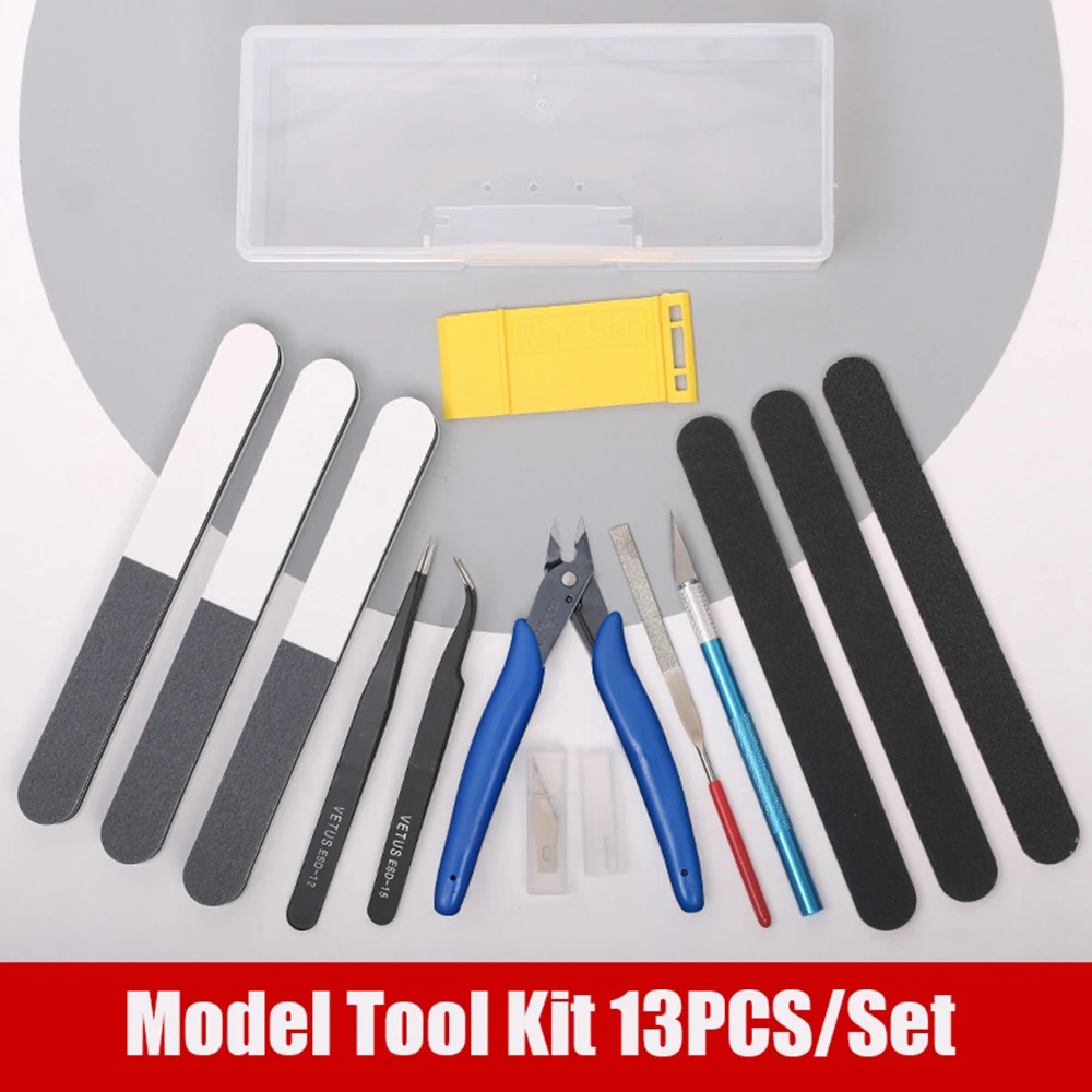Model Grinding Tool Deburring Engraving Knife Kit Carving Tool DIY File Cutter Scraper Trimming Tool