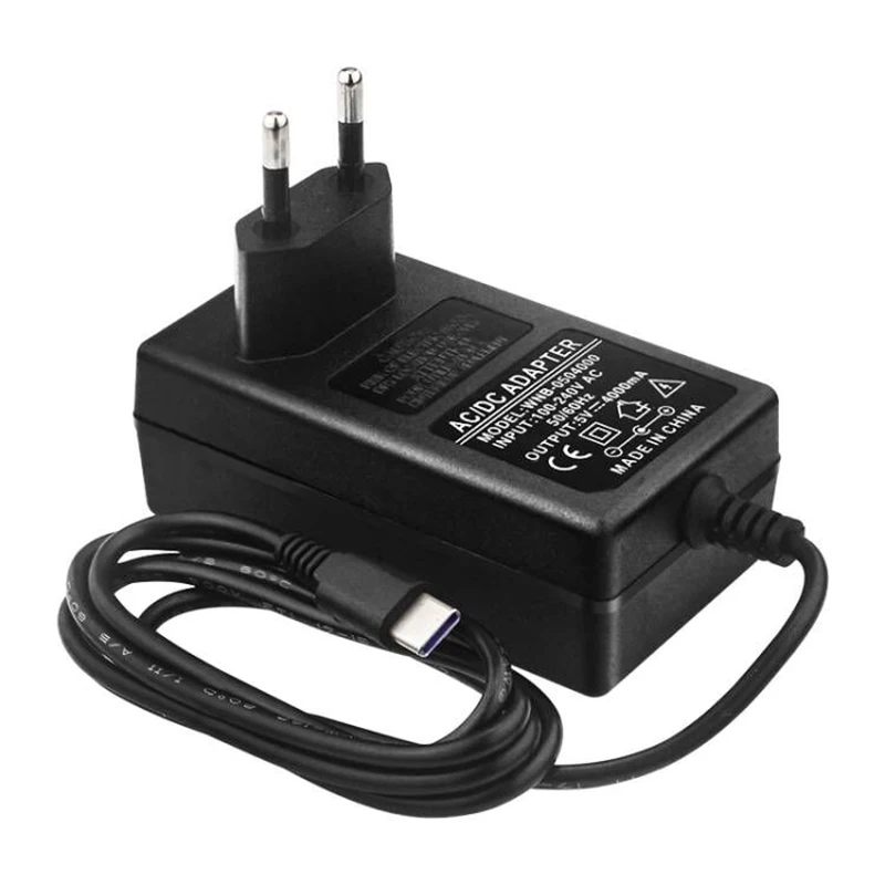 5V 4A DC Type C Power Supply Interface Adapter for Nvidia Jetson Nano 2GB/Raspberry Pi 4B/Orange Pi 