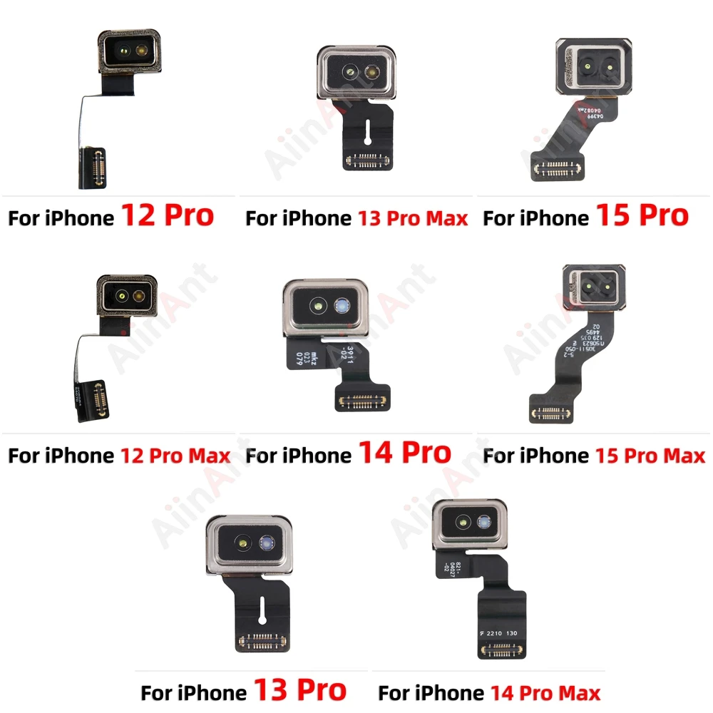 AiinAnt Proximity Ambient Light Lidar Sensor Flex Cable For iPhone 15 14 13 12 Pro Max Plus mini Pho