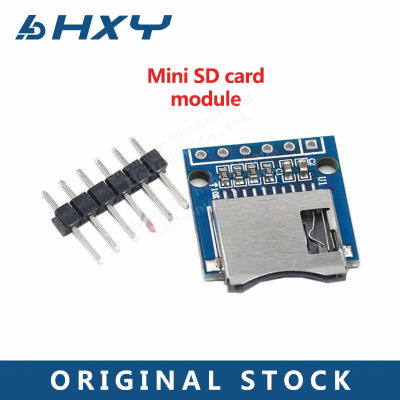 HXY-1PCS Micro SD Storage Expansion Board Mini Micro SD TF Card Memory Shield Module With Pins for A