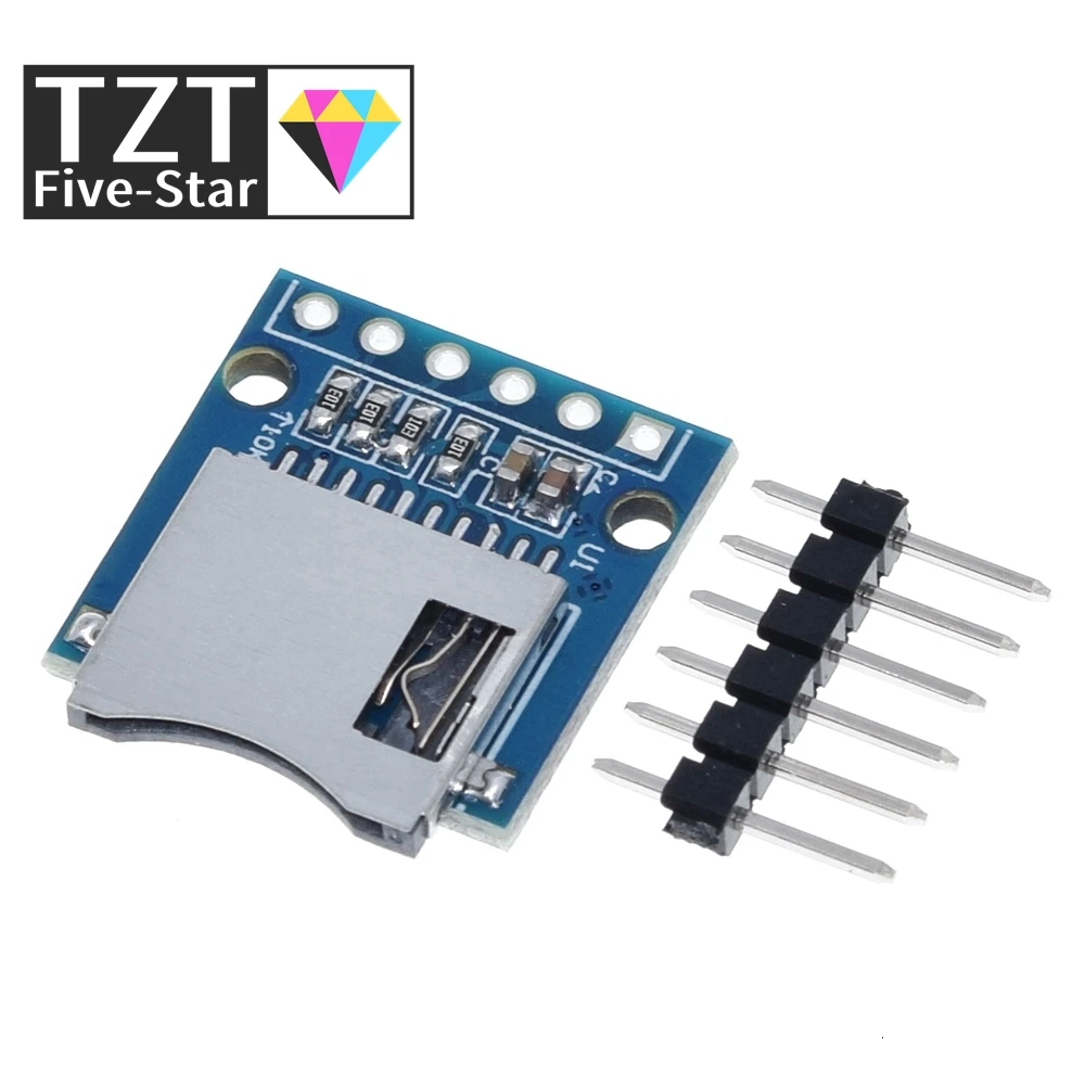 TZT 1/3/5PCS Micro SD Storage Expansion Board Mini Micro SD TF Card Memory Shield Module With Pins f