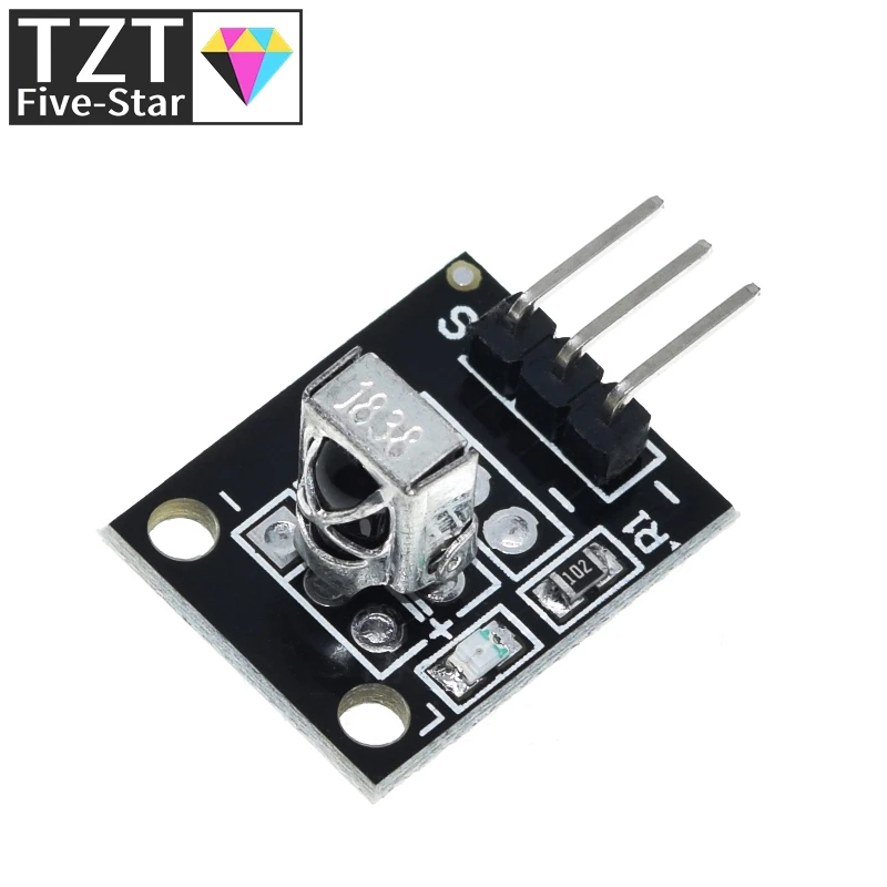 TZT 1/3PCS 3pin KY-022 TL1838 VS1838B HX1838 Universal IR Infrared Sensor Receiver Module for Arduin