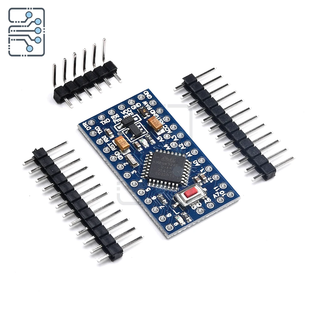 1PCS Pro Mini Series Pro mini Atmega328P Motherboard 5V ATMEGA328 Motherboard 3.3V for Arduino Compa