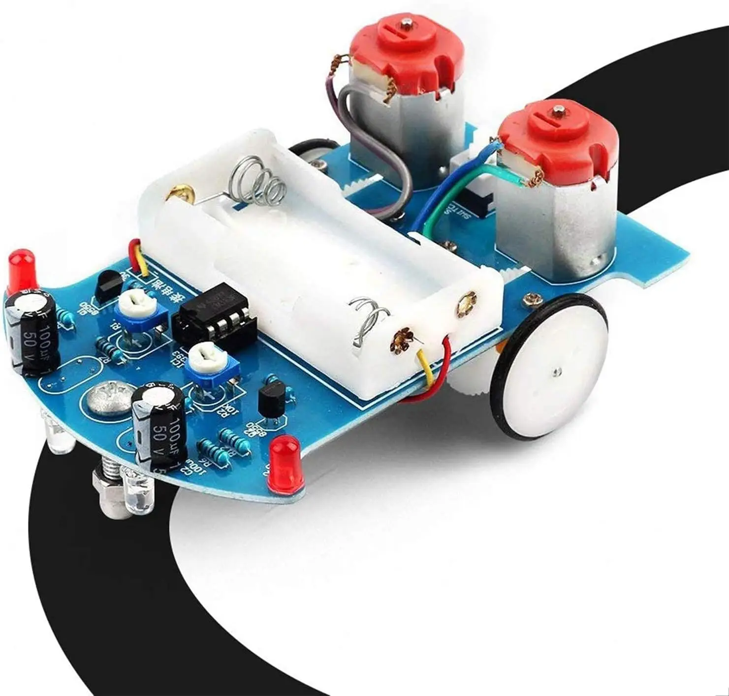 Practice Soldering Learning Electronics Kit Smart Car Soldering Project Kits Line Following Robot Be