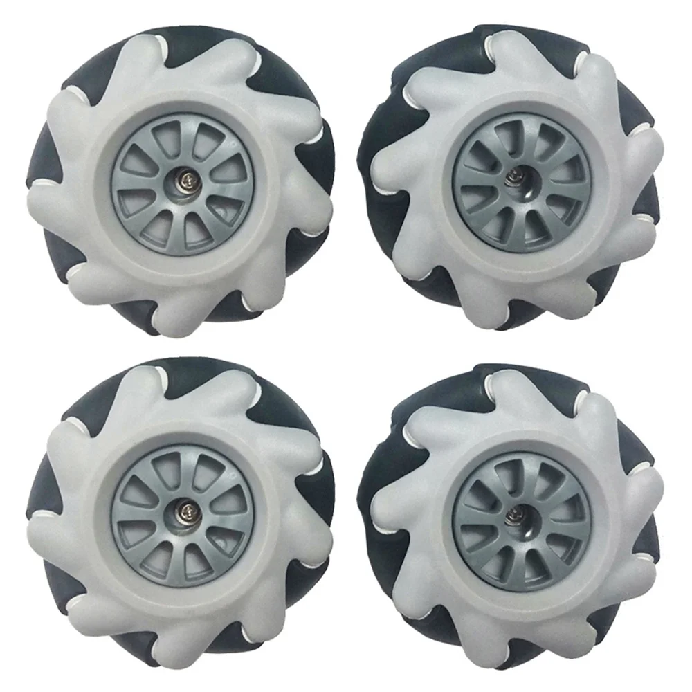 4pcs Mecanum Wheels 65/80/100mm Omni Smart Robot Car Chassis Competition OmniDirectional Mecanum Whe