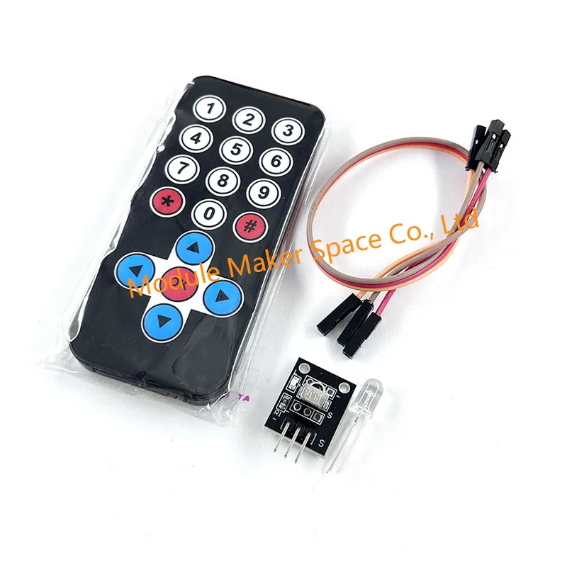 HX1838 IR Wireless Remote Control Kit|Compatible with Raspberry Pi/Arduino/DIY Projects|for Smart Ho