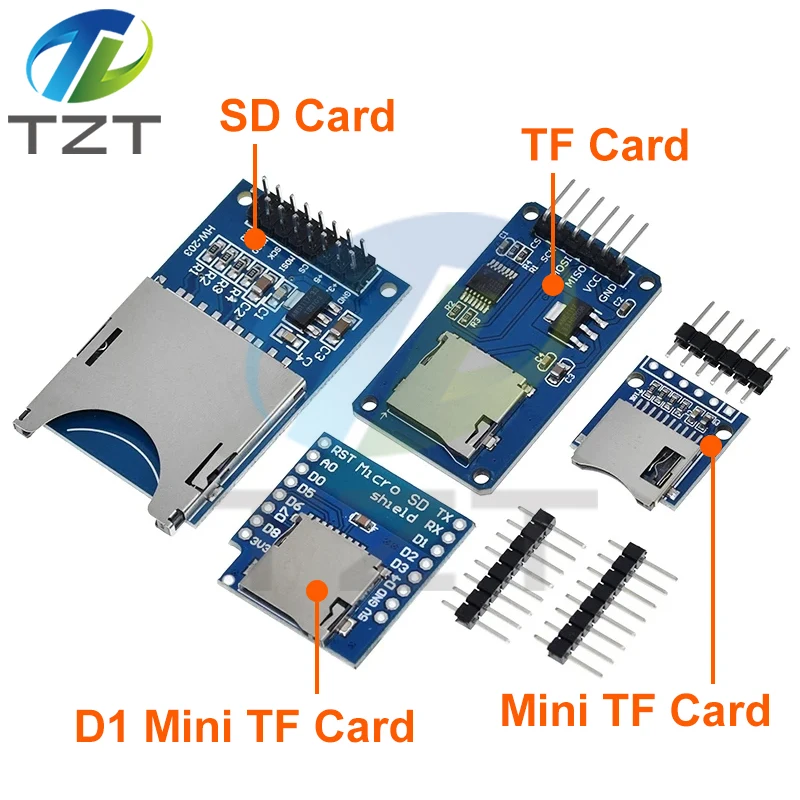 D1 Mini TF Card Module Micro SD Storage expansion board Mini Micro SD TF card memory shield module w