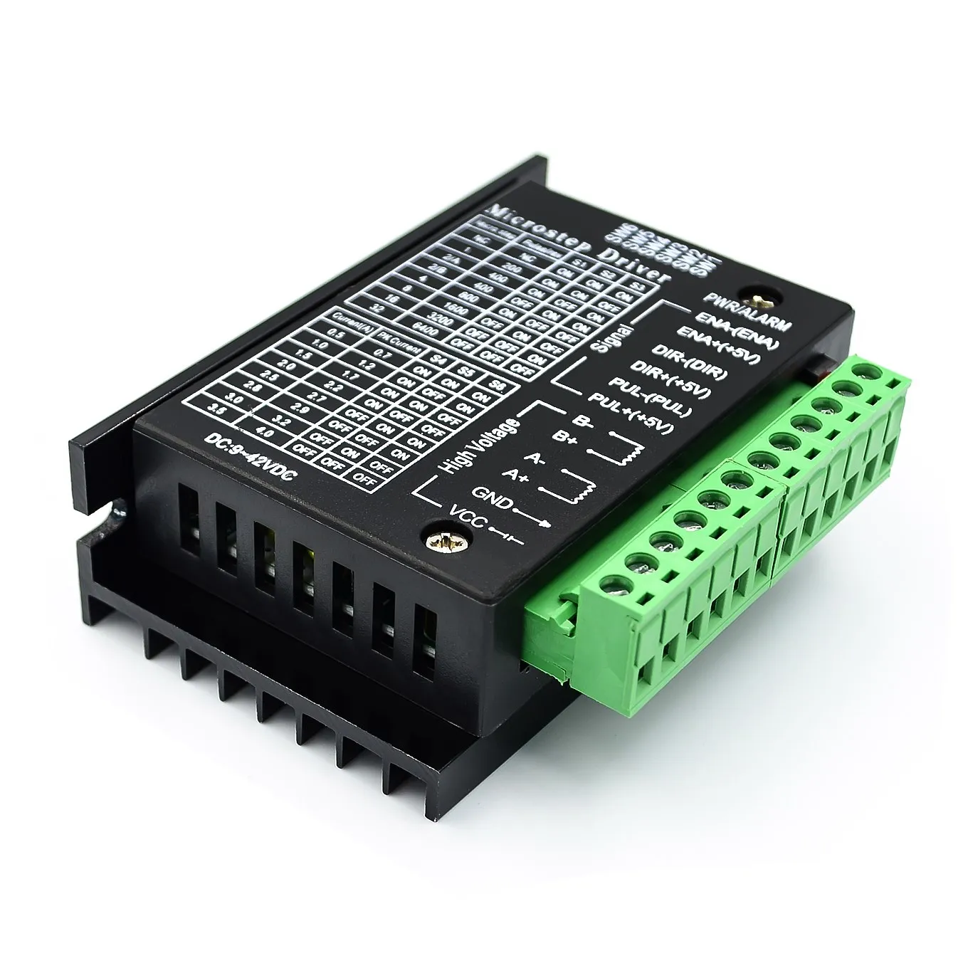 42/57/86 TB6600 wood router machine stepper motor driver 32 segments upgraded version 4.0A 42VDC cnc