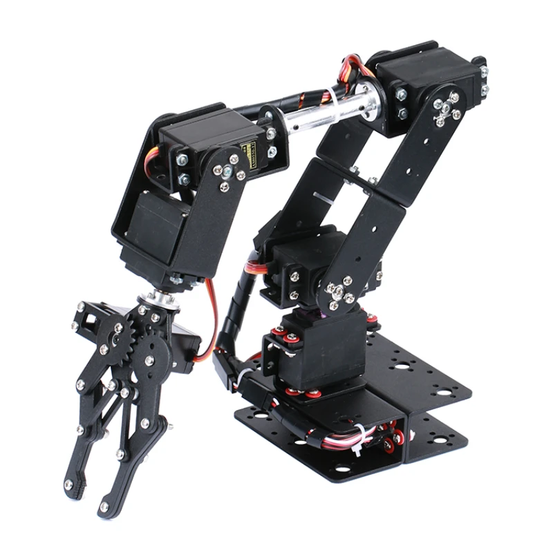 6 DOF Robot Metal Alloy Mechanical Arm Claw Kit MG996R/YF6125 Servo for Arduino Robotics Kit Educati