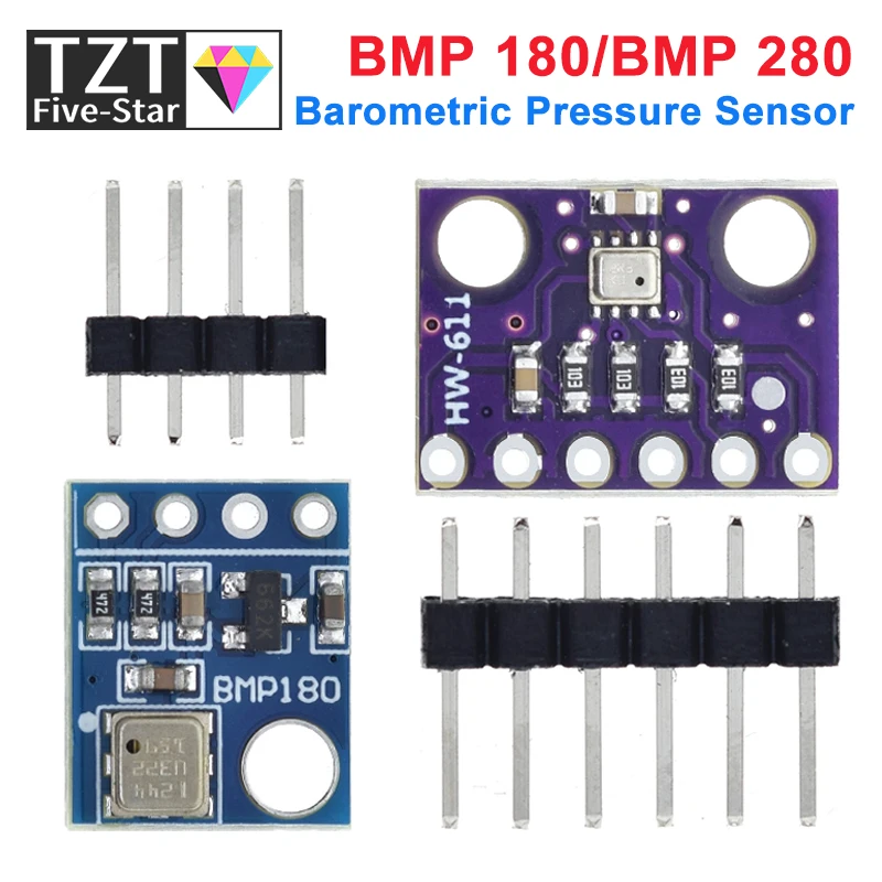 TZT 1/5PCS Digital Barometric Pressure Sensors GY-68 BMP180 BMP280 Module for Arduino DIY KIT
