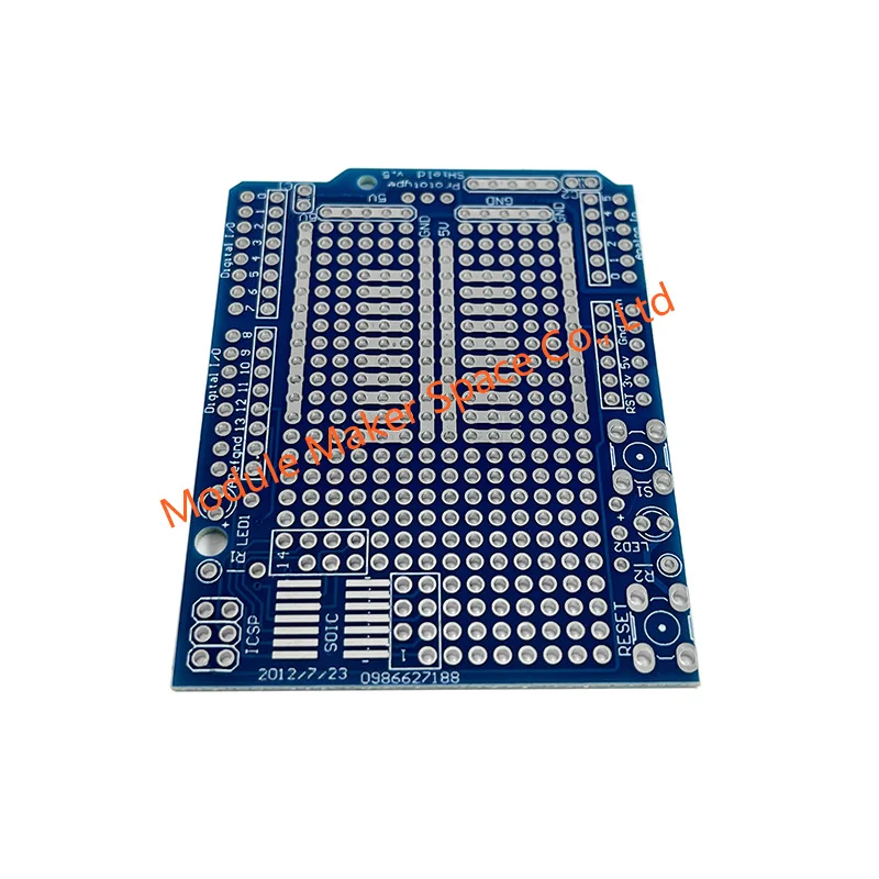 Prototype PCB Board for Arduino UNO R3 Shield Board FR-4 Fiber 2mm 2.54mm Pitch Prototype Shield V.5