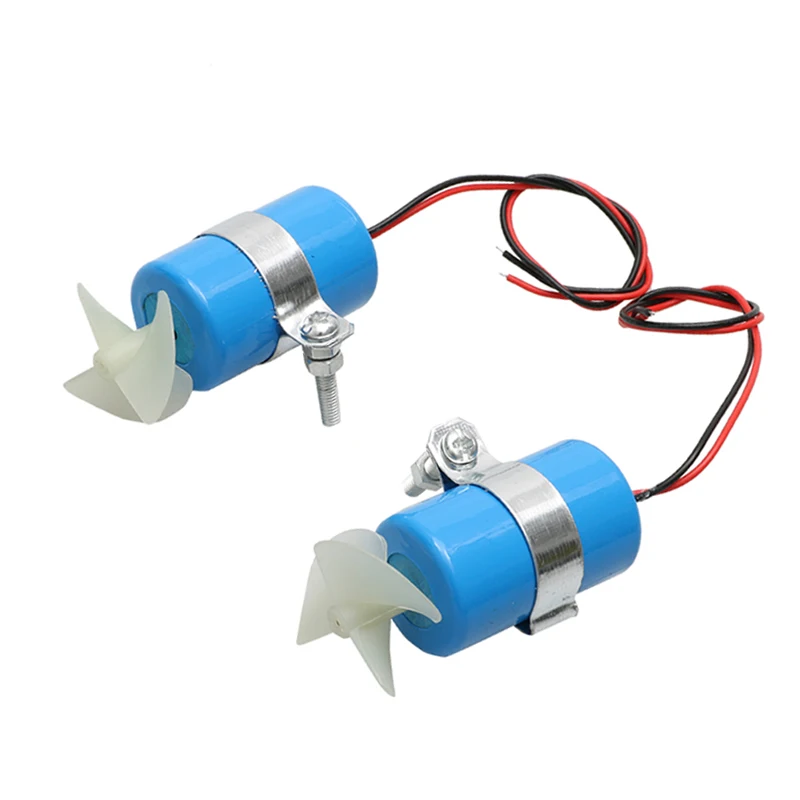 7.4V 16800RPM Jet Boat Underwater Thruster Propulsion Motor Propeller Kit Waterproof for RC Boat DIY