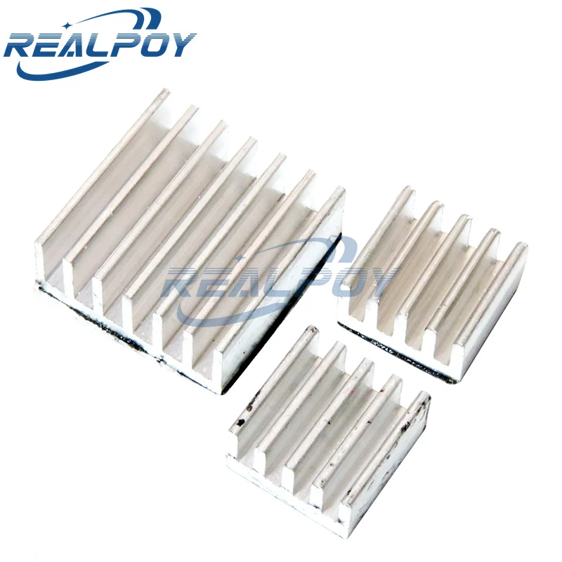 3PCS Adhesive Raspberry Pi Heatsink Cooler Pure Aluminum Heat Sink Set Kit Radiator For Cooling Rasp