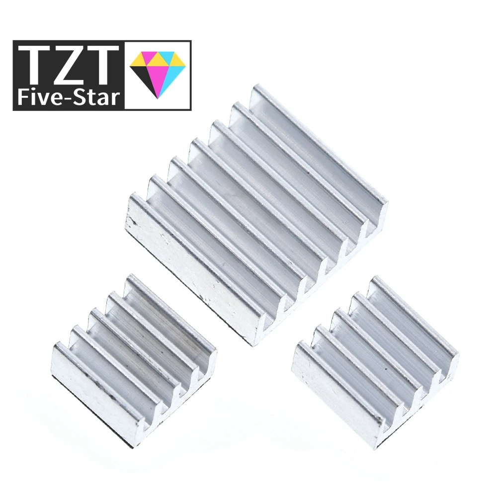 1/3set Adhesive Raspberry Pi Heatsink Cooler Pure Aluminum Heat Sink Set Kit Radiator For Cooling Ra