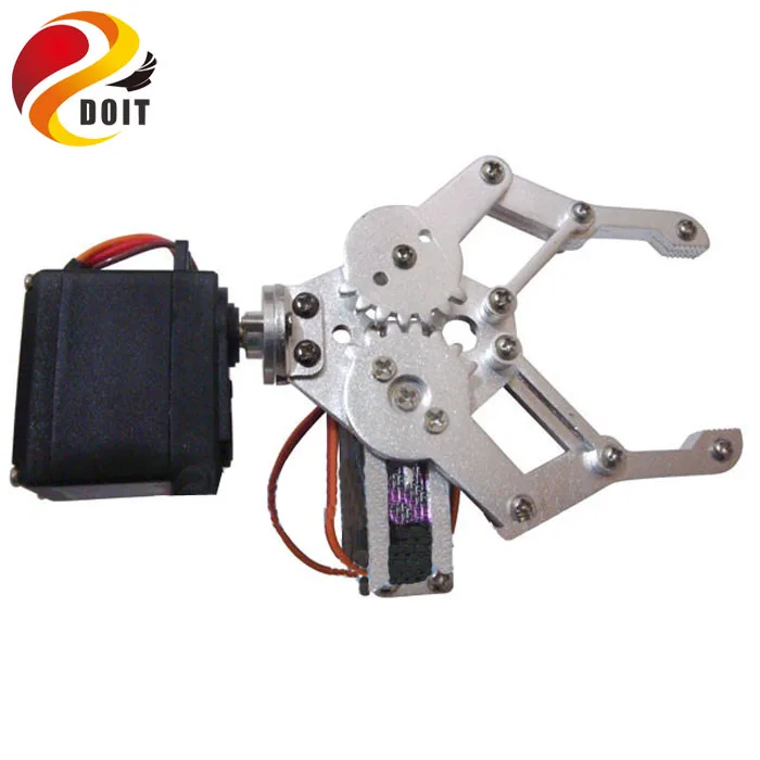 2 DOF Aluminium Robot Arm Clamp Claw Mount Kit+ MG996R Servo For Robotic Manipulator DIY RC Toy Remo