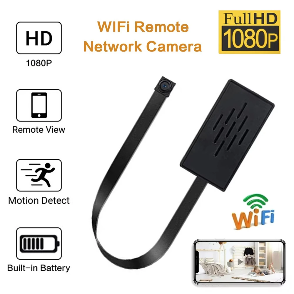 Mini Camera 1080P HD WiFi Camcorder DIY Portable Wireless Module Video Recorder Motion Detection P2P