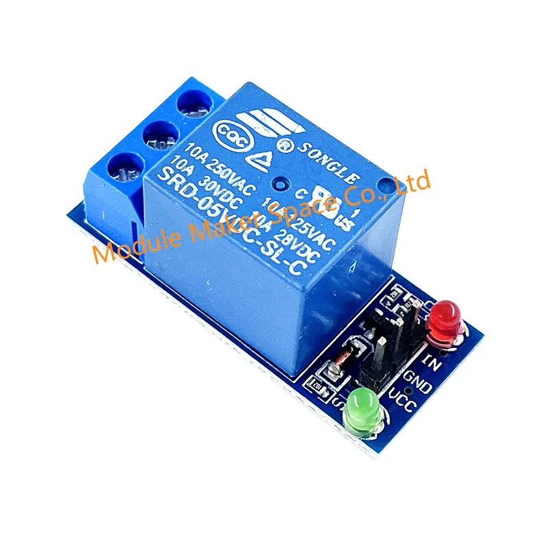 5V Low Level Trigger One 1 Channel Relay Module DC AC 220V Interface Relay Board Shield LED Indicato