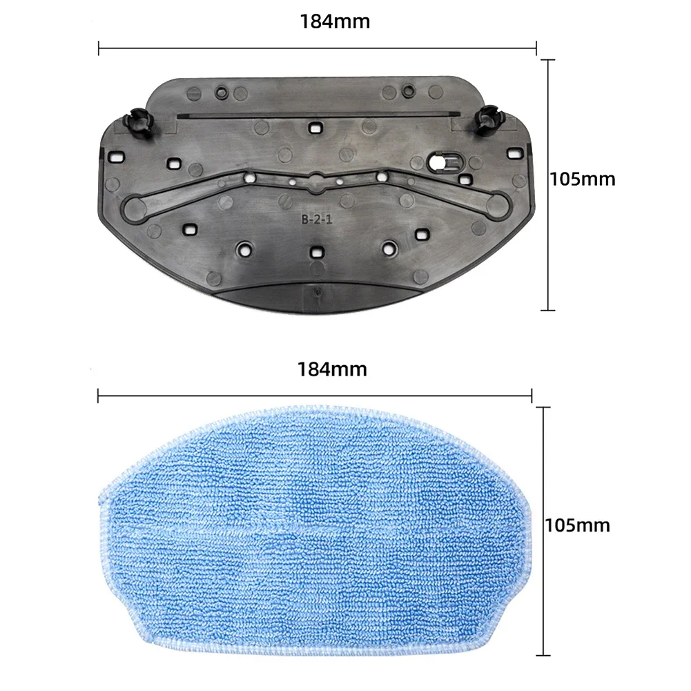 Robot Vacuum Replacement Mop Bracket Pads Kit For-MAMNV BR150 BR151 Cleaning Sweeping Machine Wet Mo