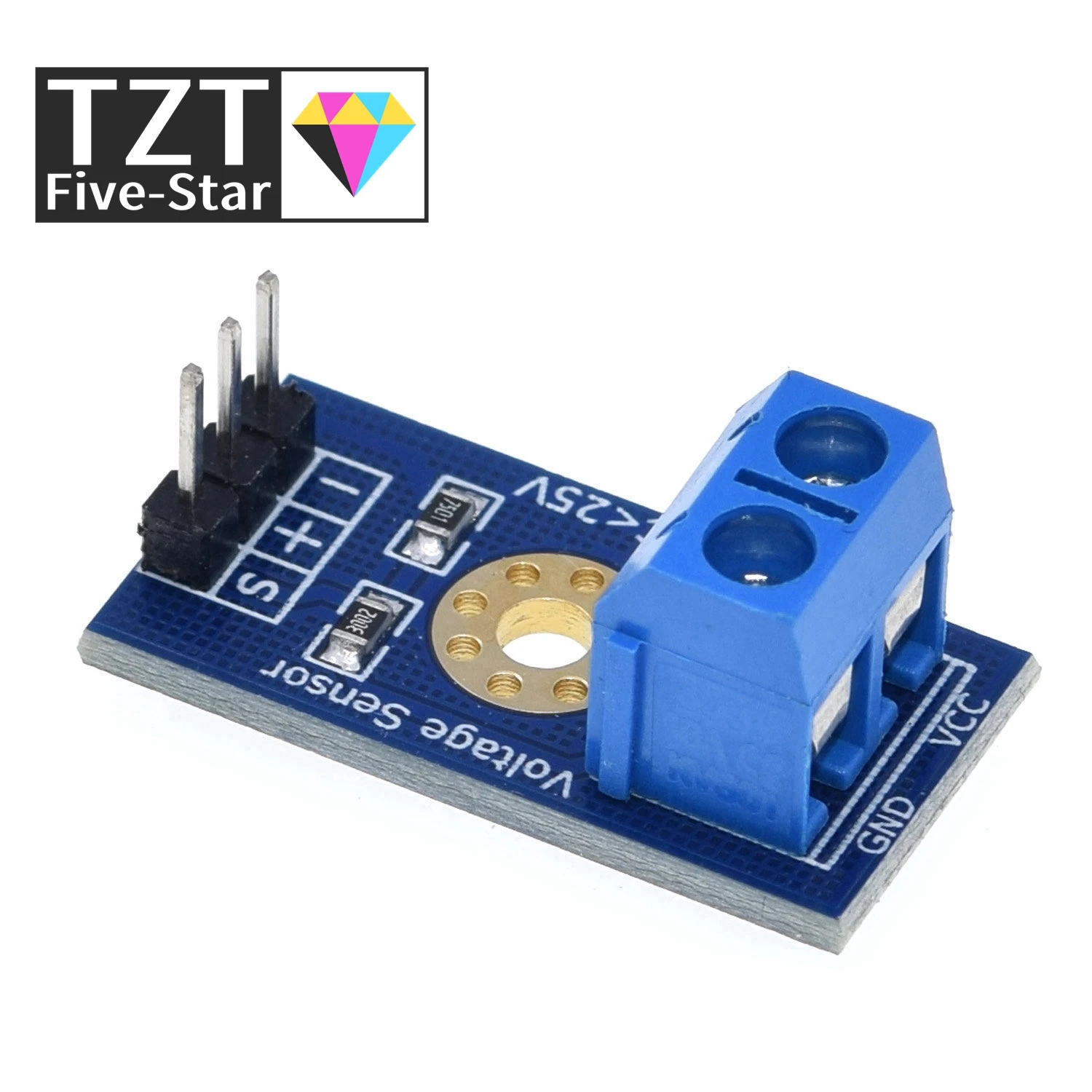 TZT 1/3PCS Standard Voltage Sensor Module Test Electronic Bricks For Robot For Arduino
