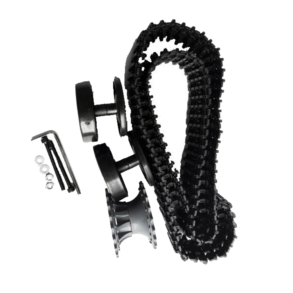 A03E-Track + Track Drive Wheel / Track Wheel + Bearing Wheel Tank Car Chassis Robot Wall Power Model