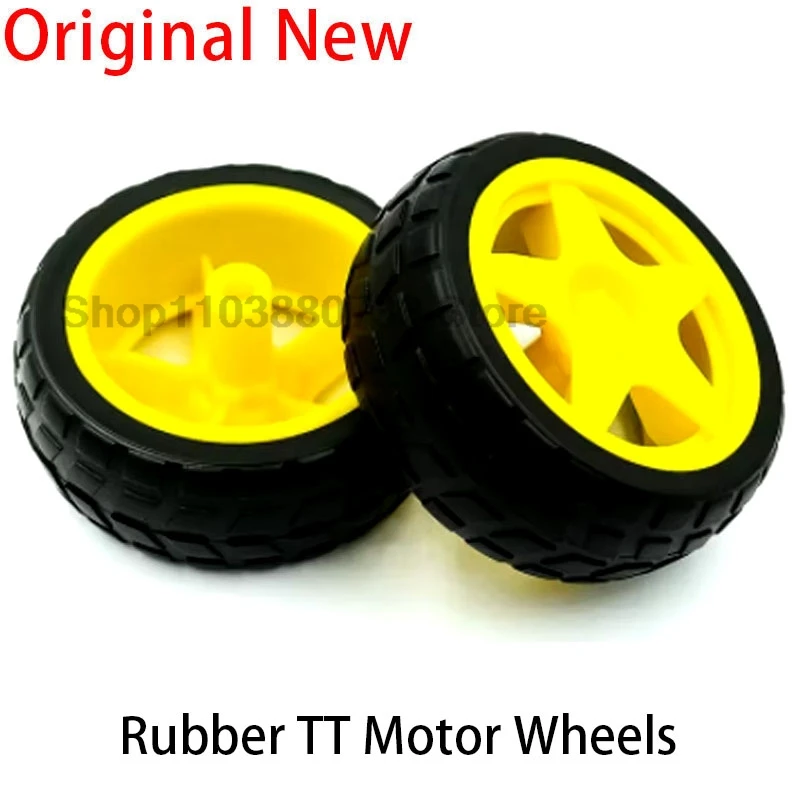 4PCS TT Motor Motor Wheels Smart Car Chassis Robot Remote Control Car Wheels For Arduino Diy Kit