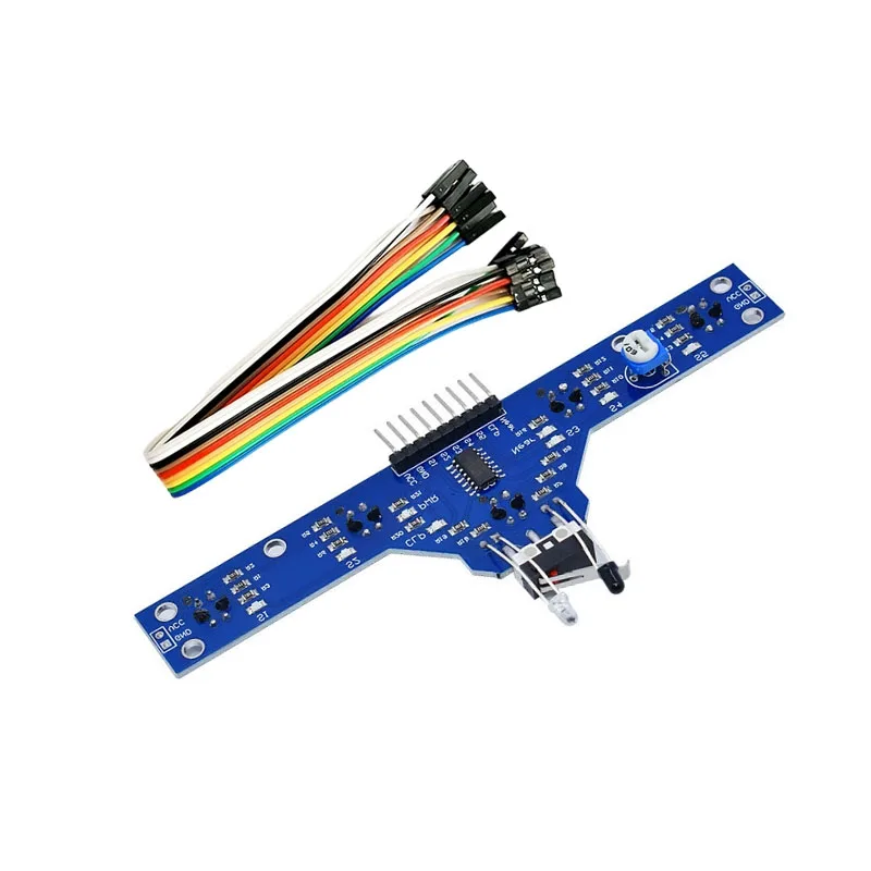 5-Channel IR Infrared Line Follower & Obstacle Avoidance Sensor Module 5-in-1 Robot Tracking Patrol 
