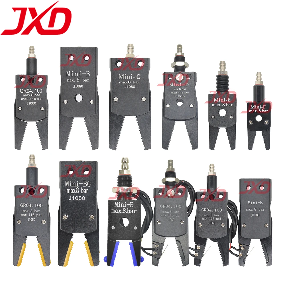 JXD Mini-BED/DWD/DLC/ENC Robot Parallel Pneumatic Finger Gripper for Manipulator