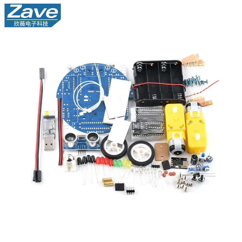 Smart Car Electronic Competition Remote Control Car DIY Kit - Robot Bluetooth MCU Programming Chassi