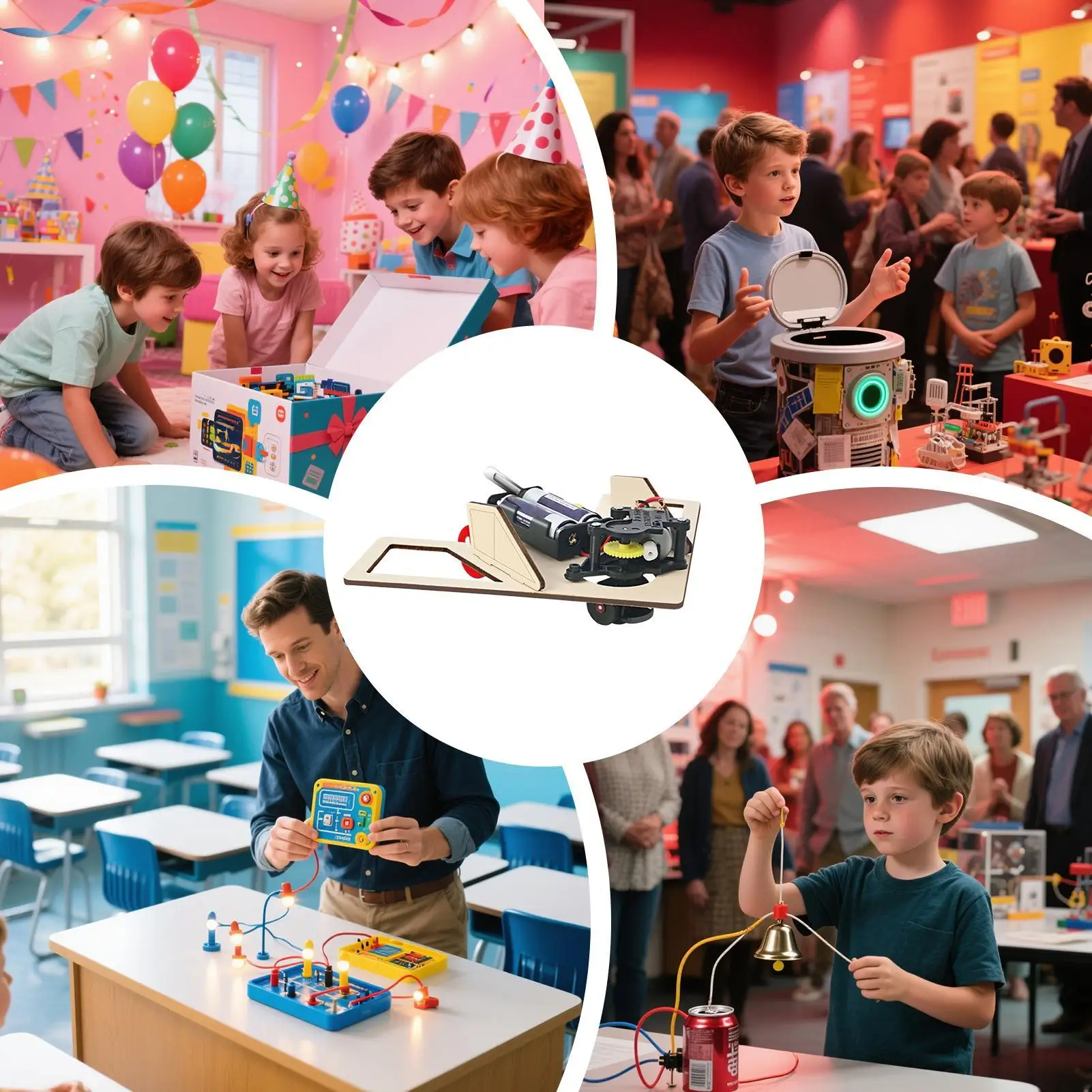 Robotic Science Kits Obstacle Science Robotics Engineering Kit Hands-On Educational Toys for Homesch