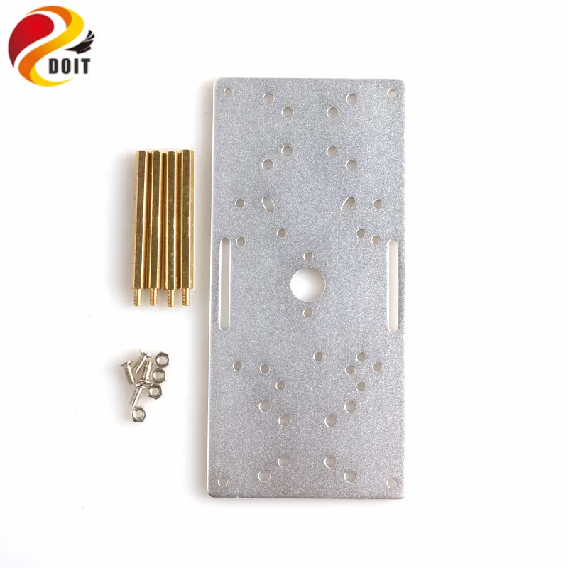 SZDOIT Aluminum Alloy Panel For Balance Car Chassis Robot Platform / Tank Chassis Parts Free Copper 