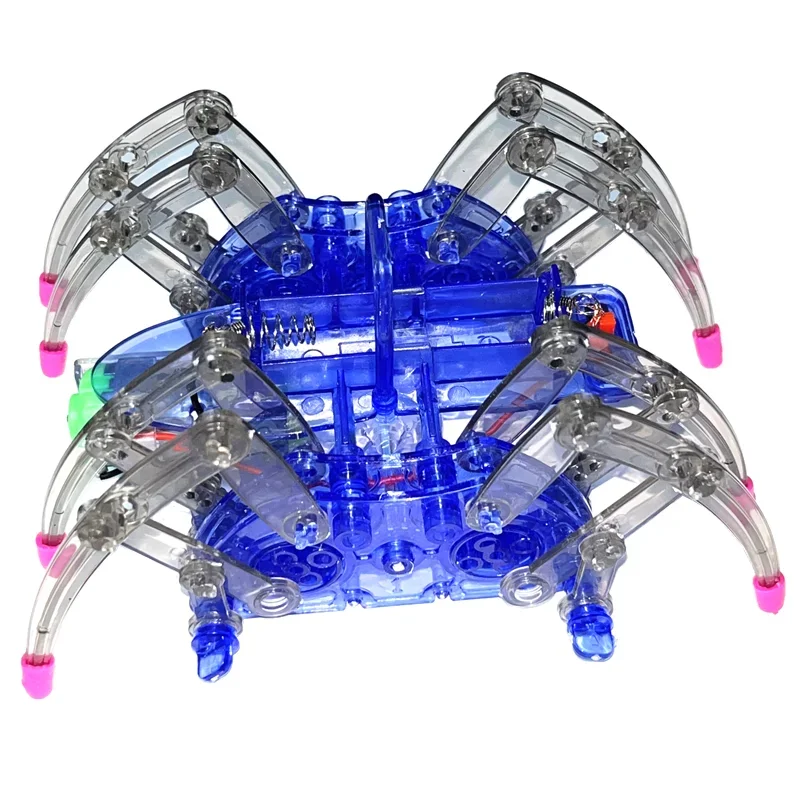Electric Spider Robot kit DIY Educational Intelligence Development Assembles Kids Children Puzzle Ac