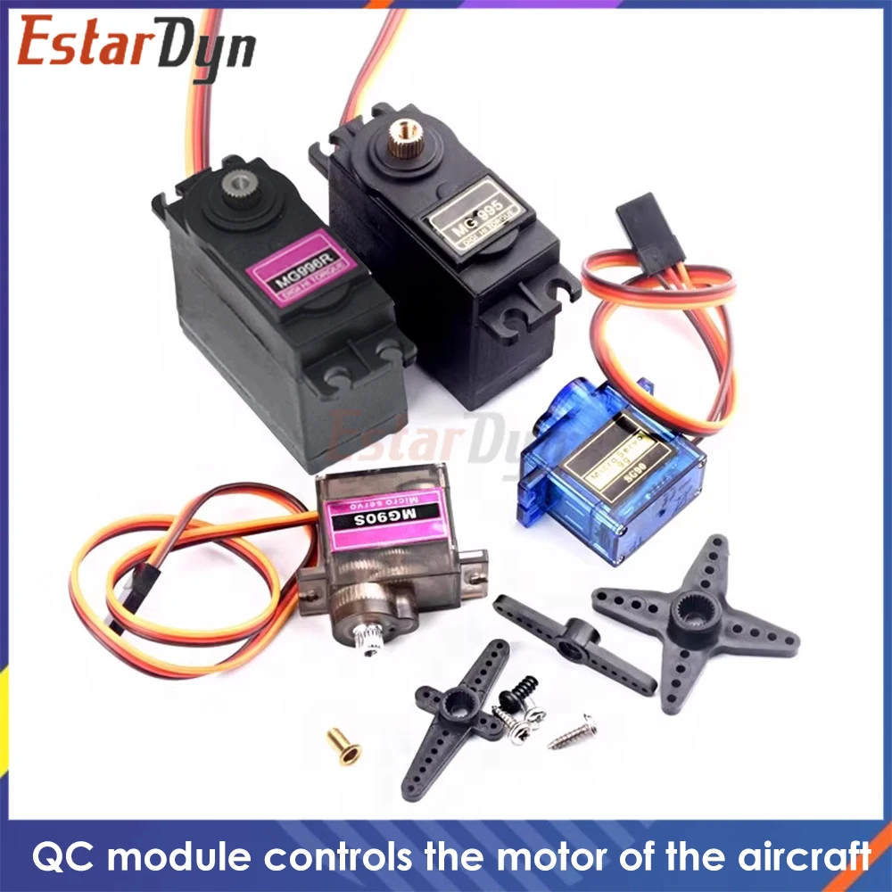 MG995 MG996R Metal Gear Servo 13KG Torque SG90 9g Servo Motor for RC Helicopter Airplane Car Robot M