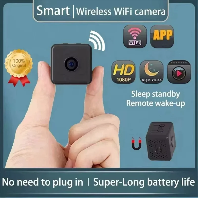 Mini WIFI Camera 4K Full HD Home Security Camcorder Night Vision Micro Cam Motion Detection Video Re