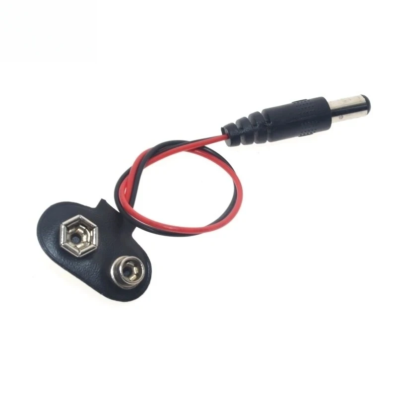 90 DC 9V Battery button power plug for Arduino Mega 2560 1280 UNO R3 132 9V battery buckle