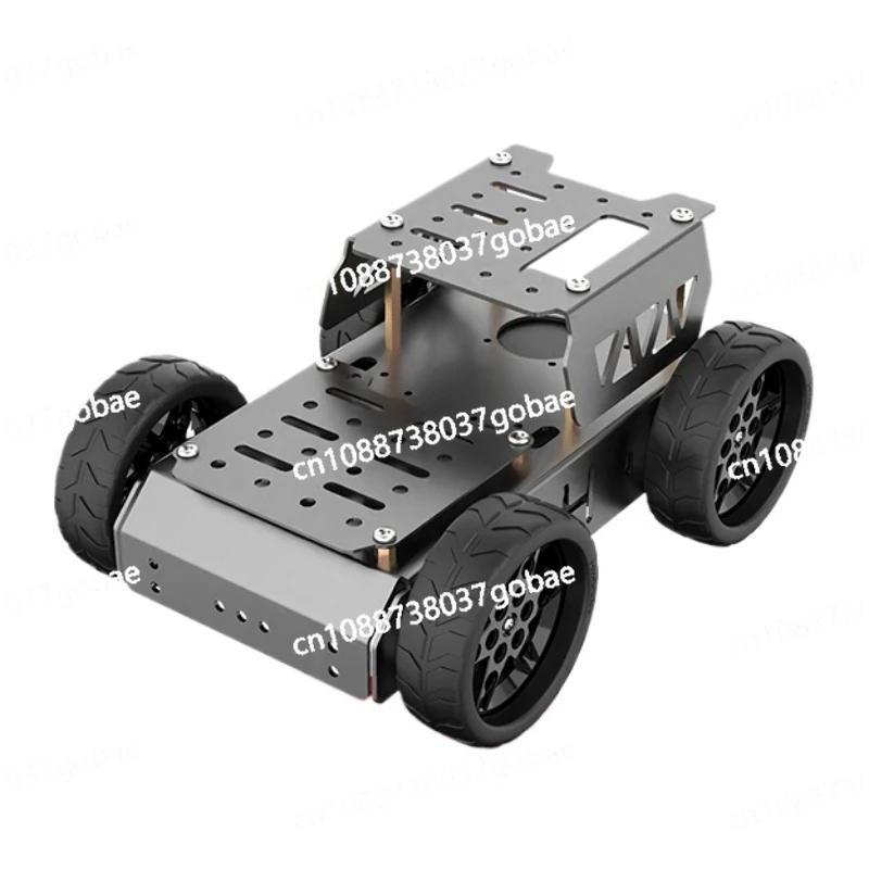 Four-wheeled Electric Cart Aluminum Frame Smart Car for Arduino/Raspberry Pi Robot DIY Kit