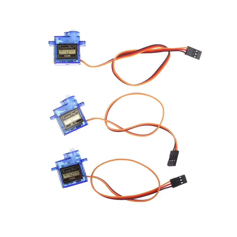 DIY Arduino Project with 1/3Pcs SG90 9G Micro Servo Motor, 180°/360° 5V Digital Servo for RC Car Rob