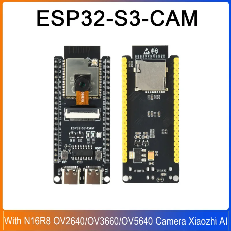 ESP32-S3-CAM Development board N16R8 Wi-Fi Bluetooth Module With OV2640/OV3660/OV5640 Camera Xiaozhi