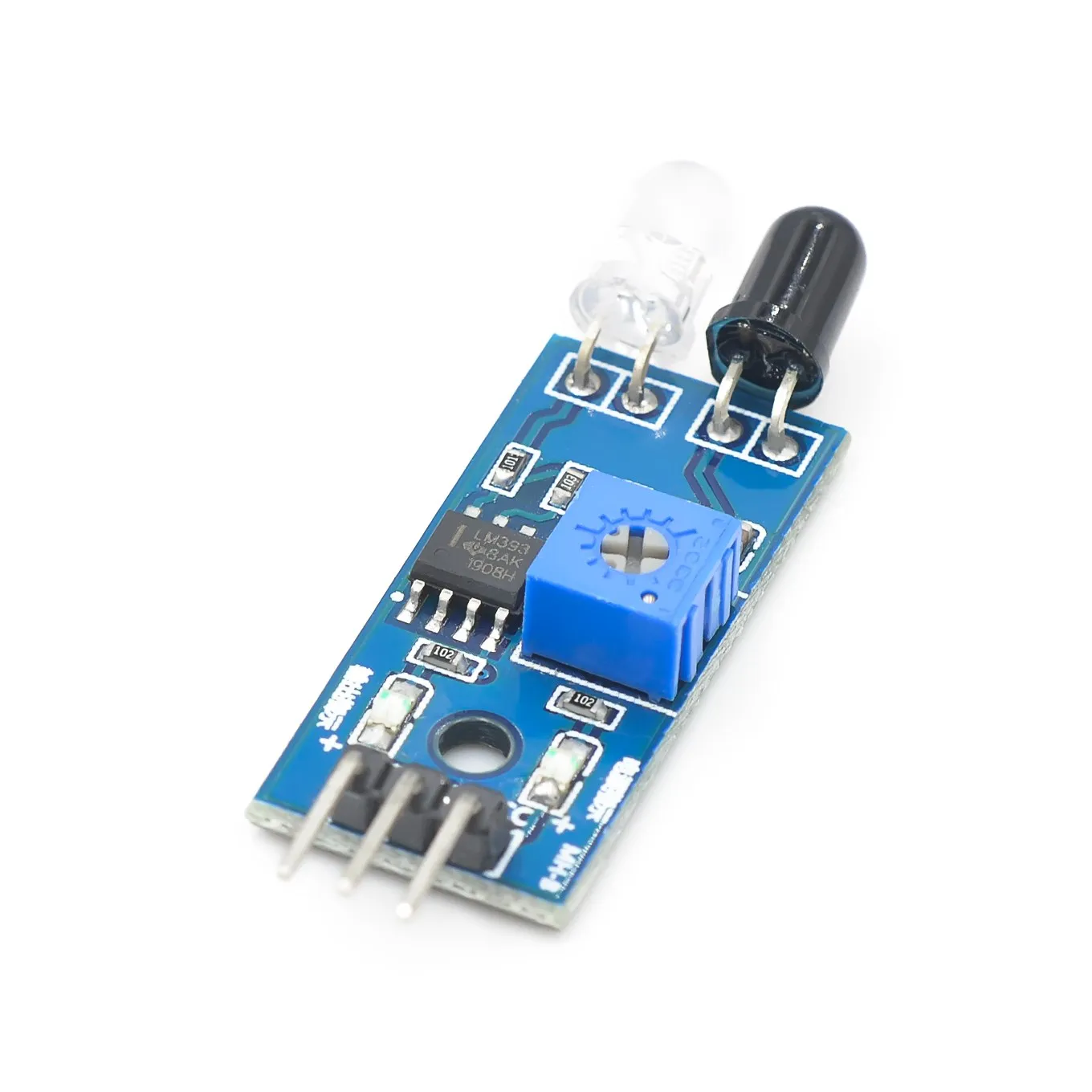 IR Infrared Obstacle Avoidance Sensor Module for Arduino Smart Car Robot 3-wire Reflective Photoelec