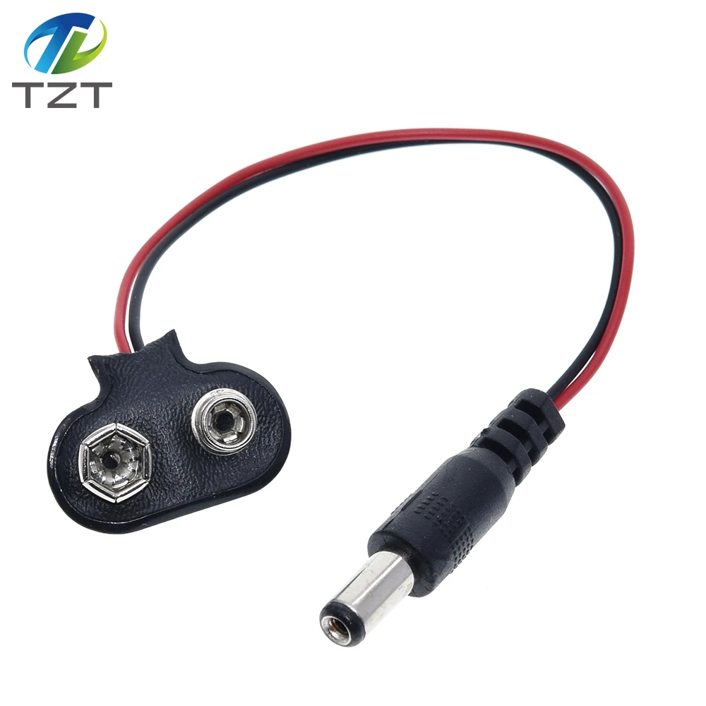 DIYTZT 1/5/10PCS 90 DC 9V battery Button Power plug for Arduino Mega 2560 1280 UNO R3 132 9V Battery