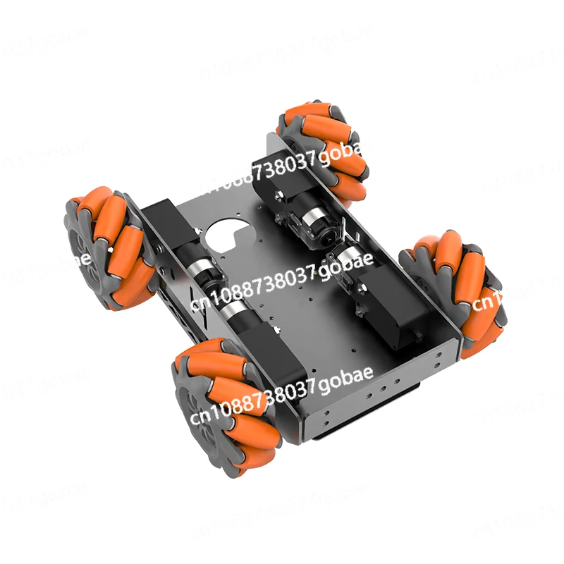 Four-wheeled Electric Cart Aluminum Frame Smart Car for Arduino/Raspberry Pi Robot DIY Kit