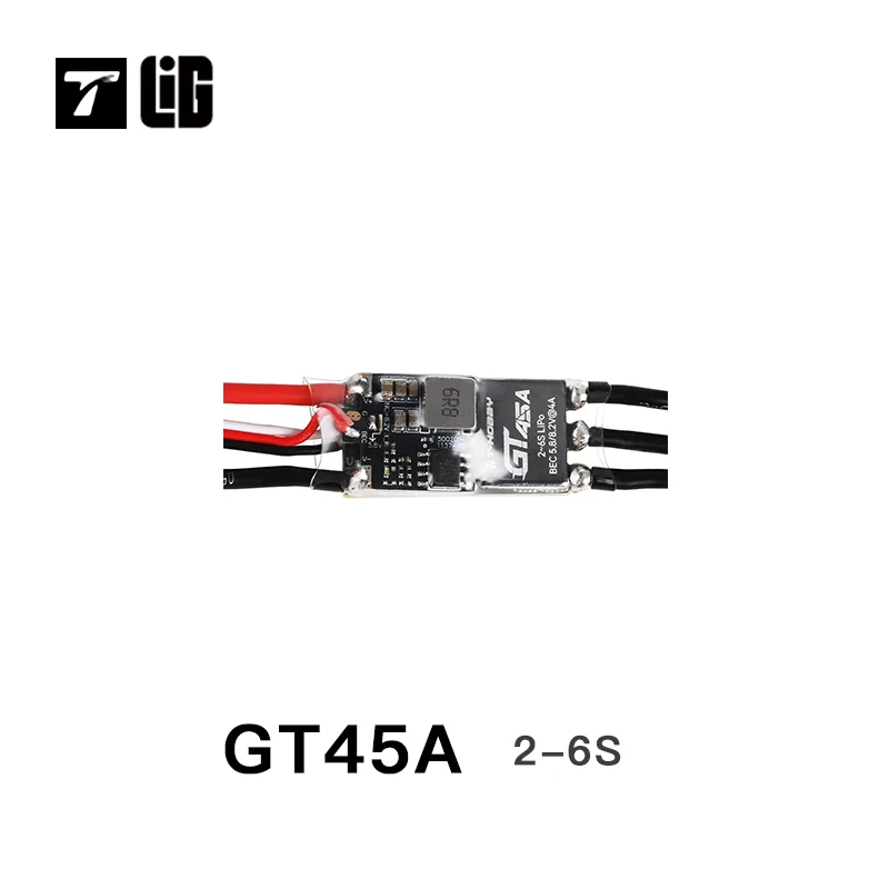 New GT45A 2-6S ESC Brushless Speed Controller High Performance for FPV Racing Freestyle UAV DroneFor