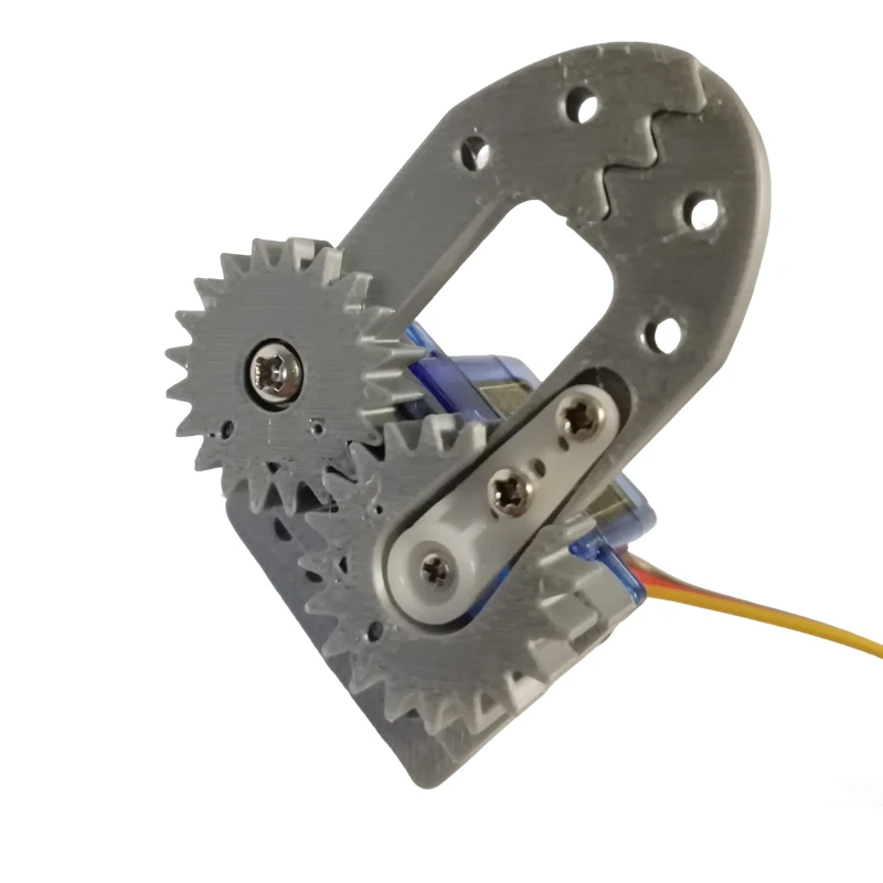 1Set 3D Printed Mechanical Pawl Servo-Control Gripper w 9g Micro Servo 45°/90° Installation for RC M